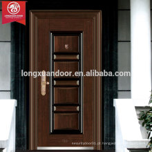 Porta de fogo de aço exterior, design popular de 4 painéis